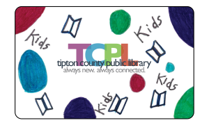 Youth design of TCPL library card